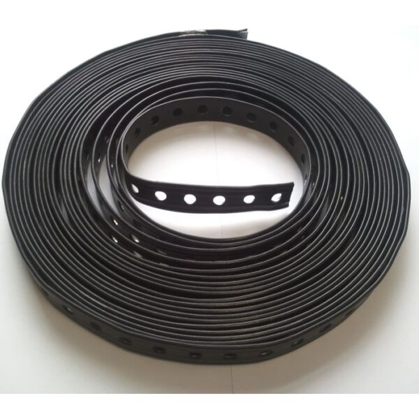 Montageband 10mtr 19     verzinkt en geplastificeerd