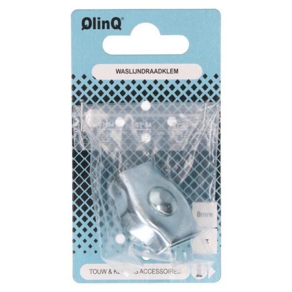 QlinQ waslijndraadklem 8mm verzinkt