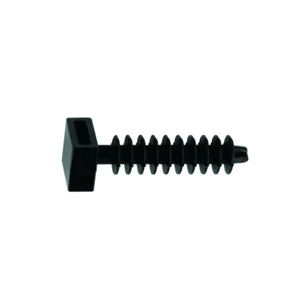 Index TACOBRI N plug tbv ondersteuning kabelbinder zwart Ø8 nylon
