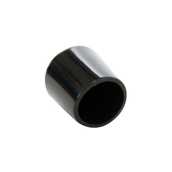 QlinQ pootdop omsteek rond zwart 19mm; 4 per verp