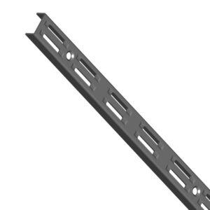 Element System Classic dubbelrail 50 / 1000 zwart; verpakt per stuk