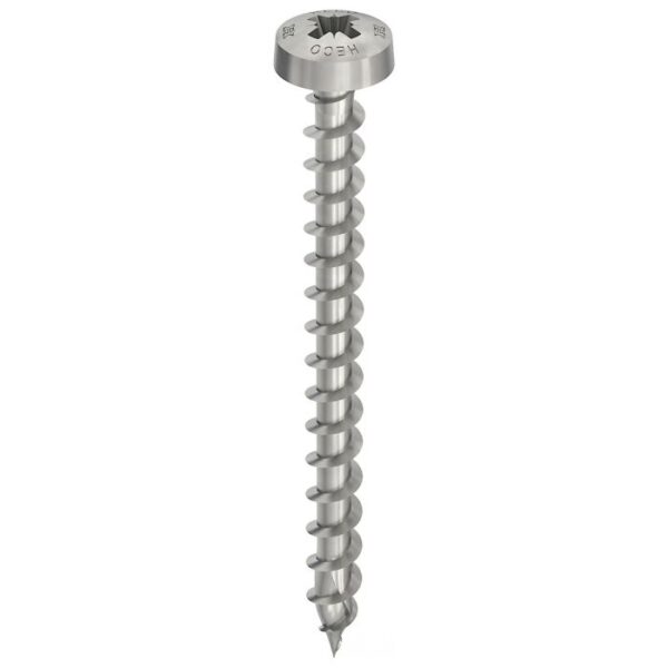 Heco Topix-plus 4,0 x 30 ck pozi vd rvs A2; 200 stuks