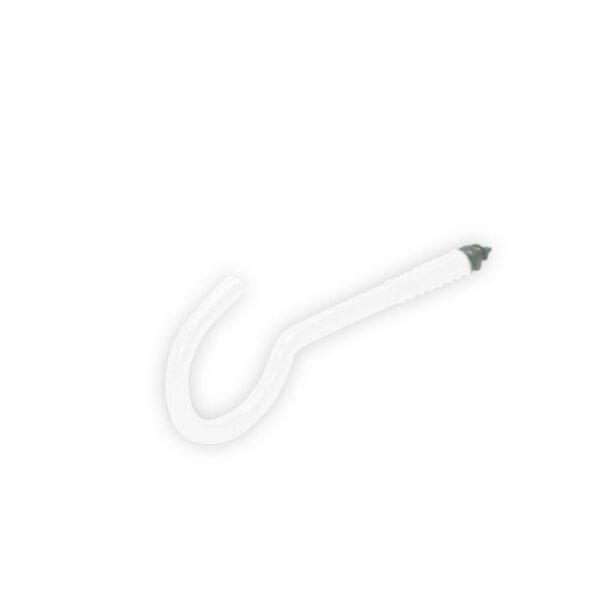 Herag plafondhaak  70mm wit geplast