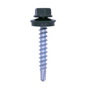 productafbeelding_11754_38.jpg Steelies Ultimate boorschroef 4,8x28 EPDM ring Ø14mm RAL6020; 50 stuks