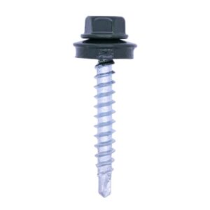 productafbeelding_11770_36.jpg Steelies Ultimate boorschroef 4,8x28 EPDM ring Ø14mm RAL6009; 50 stuks