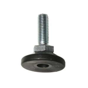 QlinQ stelvoet M10x60mm verzinkt zwart; 2 per verp