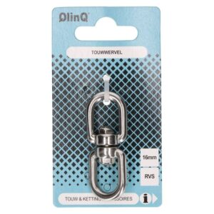 QlinQ touwwervel 16mm rvs