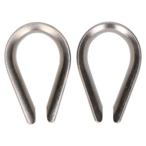 QlinQ puntkous 8mm groef rvs; 2 per verp