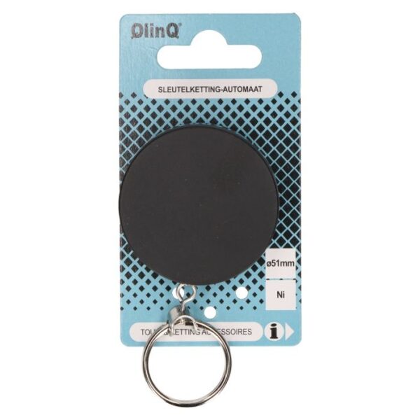 QlinQ sleutelketting-automaat 51mm vernikkeld