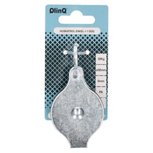 QlinQ hijskatrol enkel 1 oog verzinkt 50mm