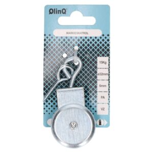QlinQ markieskatrol 32mm met schroefoog verzinkt