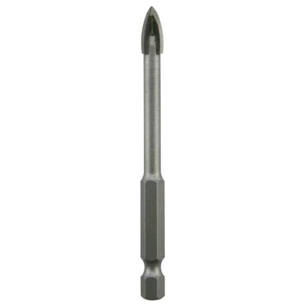 REX glasboor met hardmetalen punt 4 x 70 mm 4-snijder quick-lock