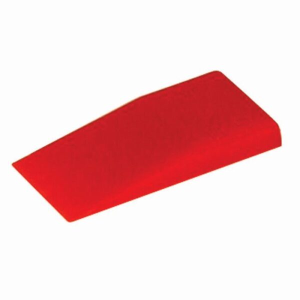 FIS Profi kunststof wig  40x23x 5 rood; 25 stuks