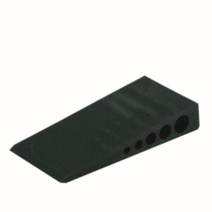 FIS Profi kunststof wig 100x45x18 zwart; 25 stuks