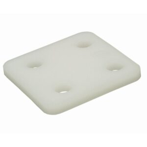 GB drukplaat zonder sleuf 6 x70x70mm transp etiket; 48 per zak