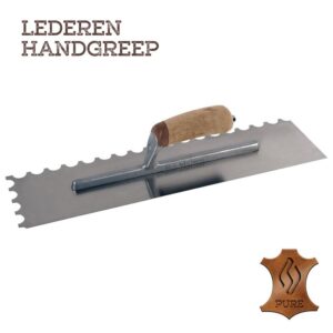 Super Prof Pure lijmspaan 480x120mm rvs halfrond 20x10mm LG
