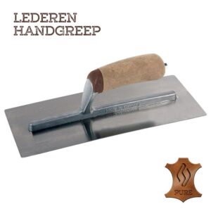 Super Prof Pure pleisterspaan gebogen 305x120x0,80mm rvs afgerond LG
