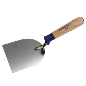 Super Prof Eco bandtroffel 80mm rvs HG