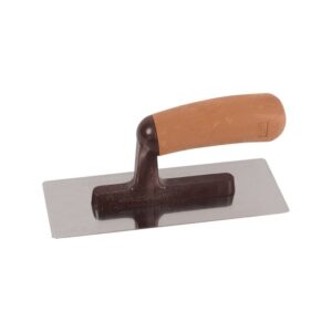 Super Prof pleisterspaan korte ang 240x110x0,65mm rvs afg.hoeken SG