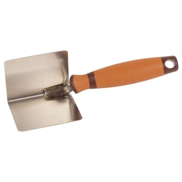 Super Prof Eco hoekschop inw. dubbeltje rond 8mm 80x60mm rvs SG