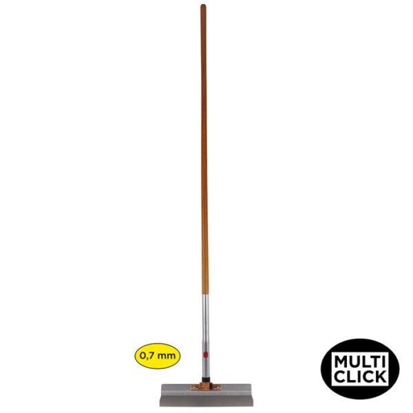 Super Prof Multi Click wand/vloer alu 570x0,7mm rvs h.st. 1,70mtr