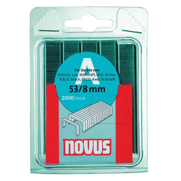 Novus, dundraad nieten, A 53 8mm, SH, 1800 st.