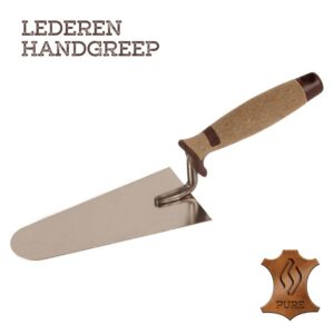 Super Prof Eco Pure troffel rond Belgisch model 160mm rvs LG