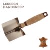 Super Prof Eco Pure hoekschop inw. dubbeltje rond 80x60mm rvs LG