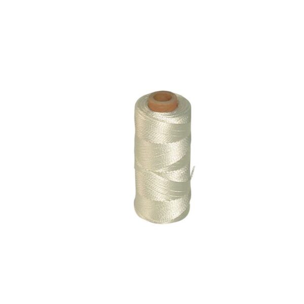 Super Prof tegelsnoer geslagen 3 strengs PA wit 1,3mm 150m