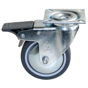 QlinQ bokzwenkwiel met rem 50mm draagvermogen 35kg; 2 per verp