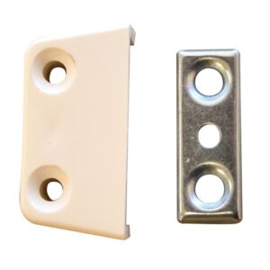 QlinQ kastverbinder 42mm trapezium wit; 4 per verp