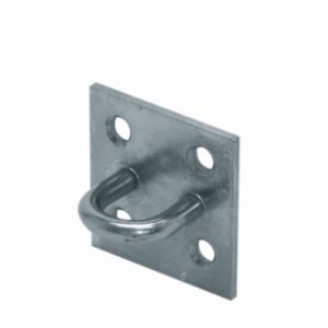QlinQ oog op plaat 40x5x3mm verzinkt