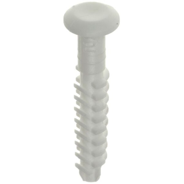 FIS Profi nylon plintnagel 6x40 wit; 40 stuks