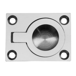 QlinQ luikring 60x47mm vernikkeld