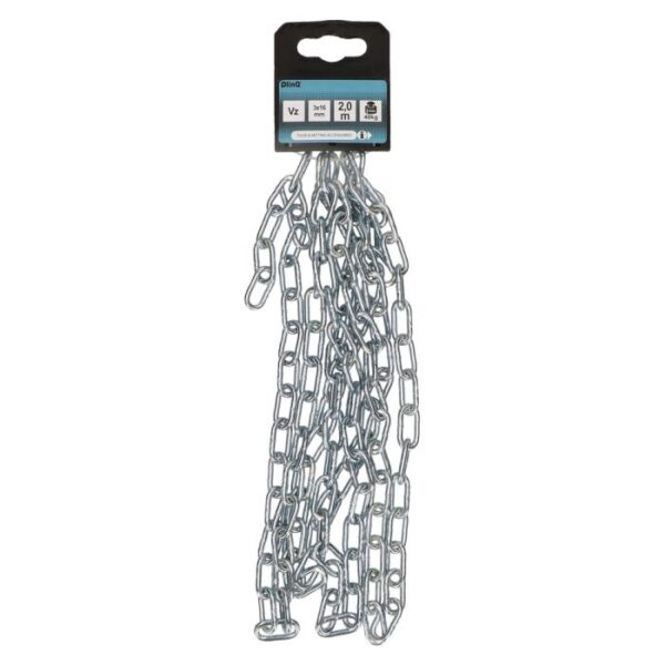 QlinQ voetketting 16x3mm verzinkt 2mtr
