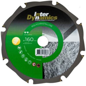 InterDynamics PCD diamantzaagblad 160mm, 20.0mm
