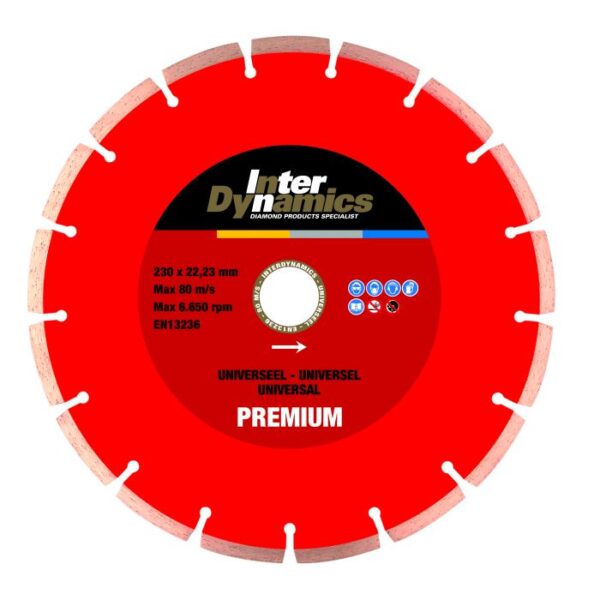 productafbeelding_7766_12.jpg InterDynamics Universeel Premium diamantzaagblad 350mm, 20.0mm
