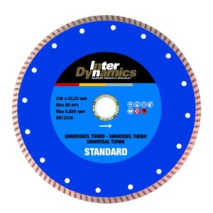 InterDynamics Universeel Turbo Standard diamantzaagblad 300mm, 25.4mm