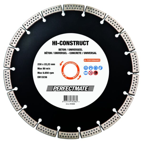 productafbeelding_7887_12.jpg Perfectmate HI-Construct diamantzaagblad 125mm asgat 22.23mm