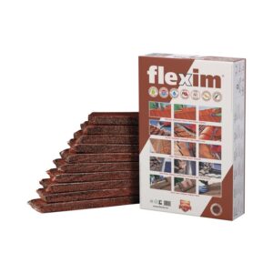 Flexim dakmortel 20 liter/9kg donkerbruin; 10 strips per verp