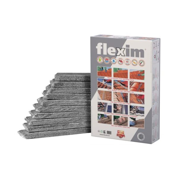 Flexim dakmortel 20 liter/9kg grijs; 10 strips per verp