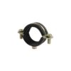 Index AB-I6 pijpbeugel met rubber, 16 mm met M6 aansluiting gvz