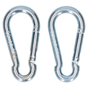 QlinQ karabijnhaak 40x4mm verzinkt; 2 per verp