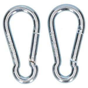 QlinQ karabijnhaak 50x5mm verzinkt; 2 per verp
