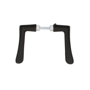 Ami deurkruk quickpuntschroef vlinder 336 aluminium zwart