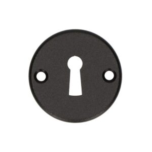 Ami afdekrozet sleutelgat rond 50mm aluminium zwart RAL9005