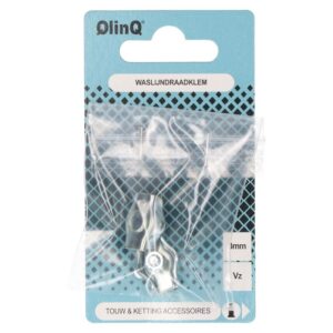 QlinQ waslijndraadklem 3mm verzinkt; 2 per verp