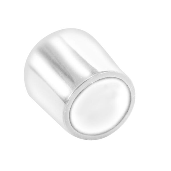 QlinQ pootdop omsteek rond wit 10mm; 4 per verp